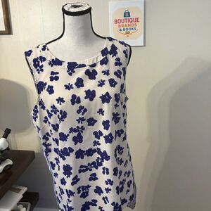 CAbi #5357 Bonita Tunic Tank Floral Stripes Size M